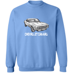 Camaro Drawing Crewneck Pullover Sweatshirt