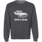 Camaro Drawing Crewneck Pullover Sweatshirt