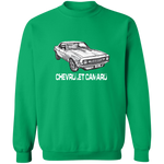 Camaro Drawing Crewneck Pullover Sweatshirt