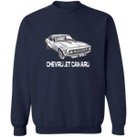 Camaro Drawing Crewneck Pullover Sweatshirt