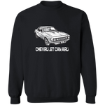 Camaro Drawing Crewneck Pullover Sweatshirt