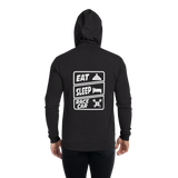 Eat Sleep Racecar Unisex Zip Hoodie