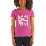 Eat Sleep Racecar Womens T-Shirt