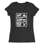Eat Sleep Racecar Womens T-Shirt