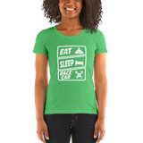 Eat Sleep Racecar Womens T-Shirt