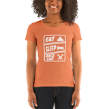 Eat Sleep Racecar Womens T-Shirt